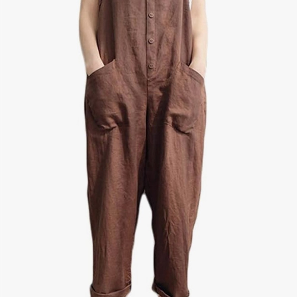 Rust Brown Jumpsuit